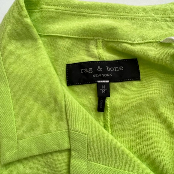 NWT Rag & Bone Men's AVERY Knit Linen Shirt SZ - M - Picture 11 of 16